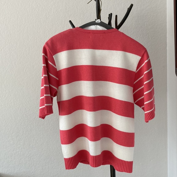 Talbots Vintage New Sweater Short Sleeve Top Size 6 - Picture 6 of 9